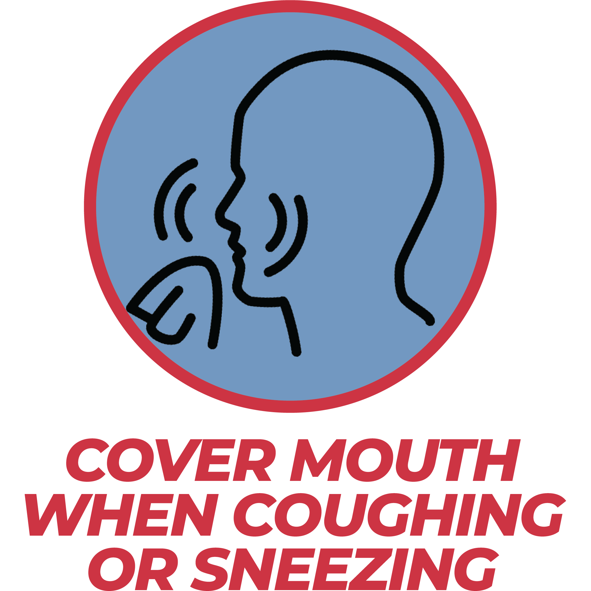 Cover Mouth When Coughing of Sneezing